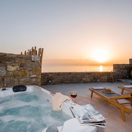 Gorgeous Studio In Cycladic Architecture Overlooking The Aegean Leilighet Houlakia  Eksteriør bilde