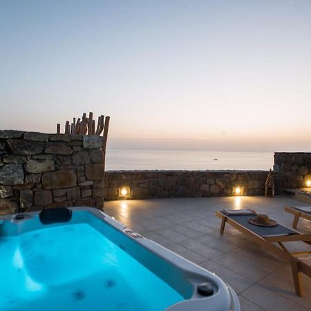 Gorgeous Studio In Cycladic Architecture Overlooking The Aegean Leilighet Houlakia  Eksteriør bilde