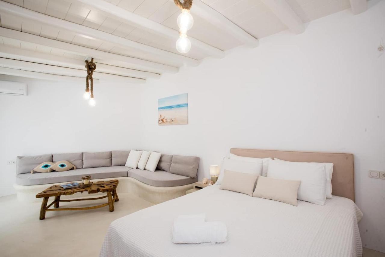 Gorgeous Studio In Cycladic Architecture Overlooking The Aegean Leilighet Houlakia  Eksteriør bilde