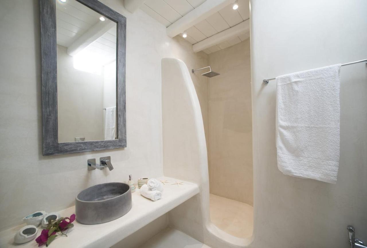 Gorgeous Studio In Cycladic Architecture Overlooking The Aegean Leilighet Houlakia  Eksteriør bilde